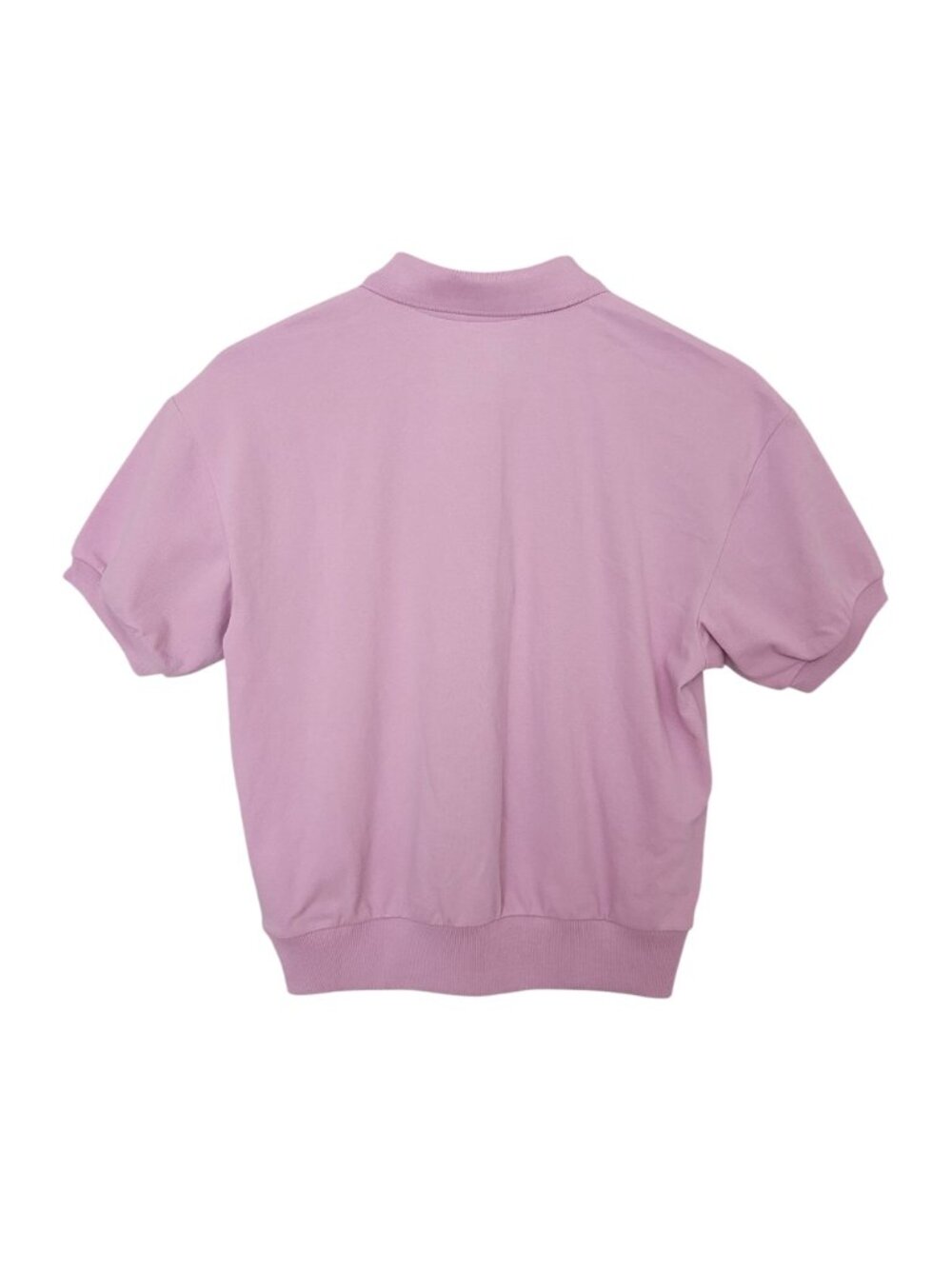 Everlane Organic Cotton Polo Shirt Womens Size S Big Mauve Oversized Classic NWT - Picture 2 of 8